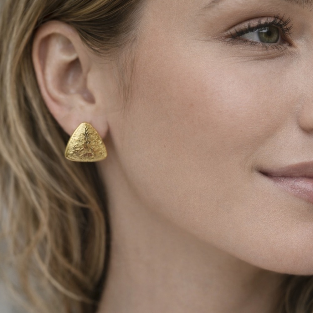 Vintage triangle earrings